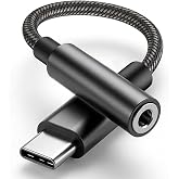 mfreeo USB C to 3.5mm Audio Adapter, Type C to Aux Headphone Jack | Plug &amp; Play, Clear Audio for Headphones &amp; Car Audio, Supports Calls &amp; Music, Durable Aluminum Alloy Shell