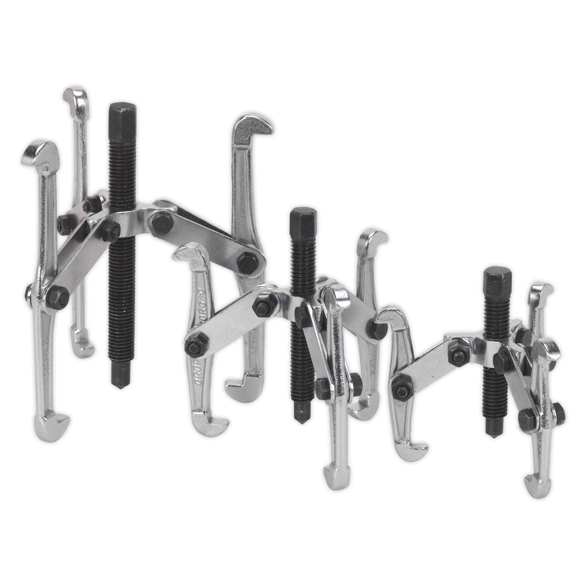 Sealey Vs77 Triple Leg Gear Puller Set 3Pc