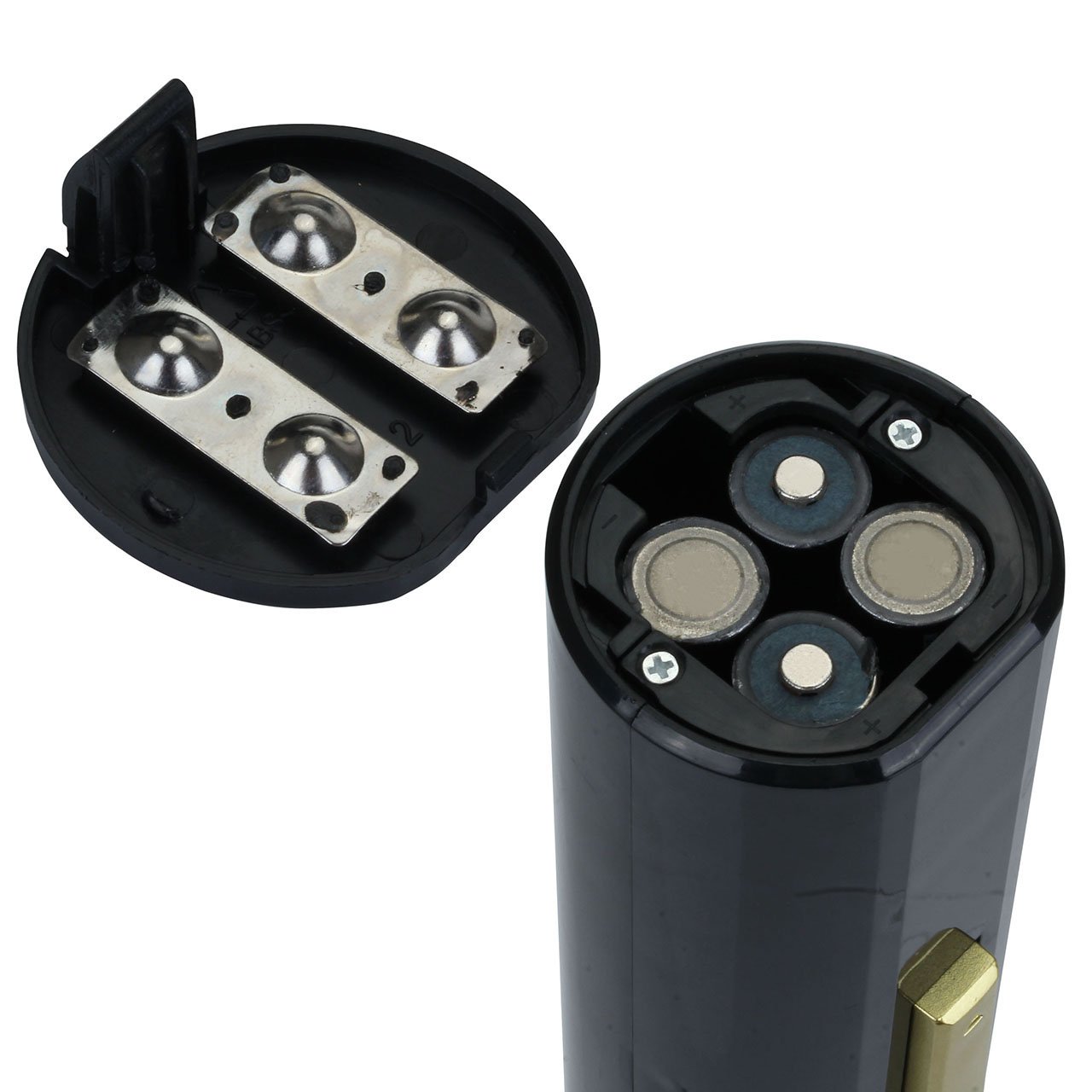 WarmHut Wine Bottle Opener, Electric Automatic Wine Opener Corkscrew Screw Pull Red Wine Cutting Machine With Foil Cutter, Battery Powered