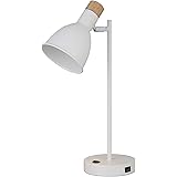 Amazon Brand – Rivet Scandinavian Task Lamp, 19"H, Matte White