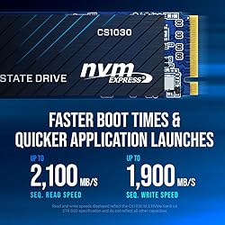 PNY CS1030 1TB M.2 NVMe PCIe Gen3 x4 Internal Solid