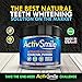 ActivSmile - USA Made - Organic Natural Teeth Whitening - Activated Coconut Charcoal Powder - Tooth Whitener for Sensitive Teeth, Gum Powder - Better than Whitening Toothpaste, Strips, Kits & Gel