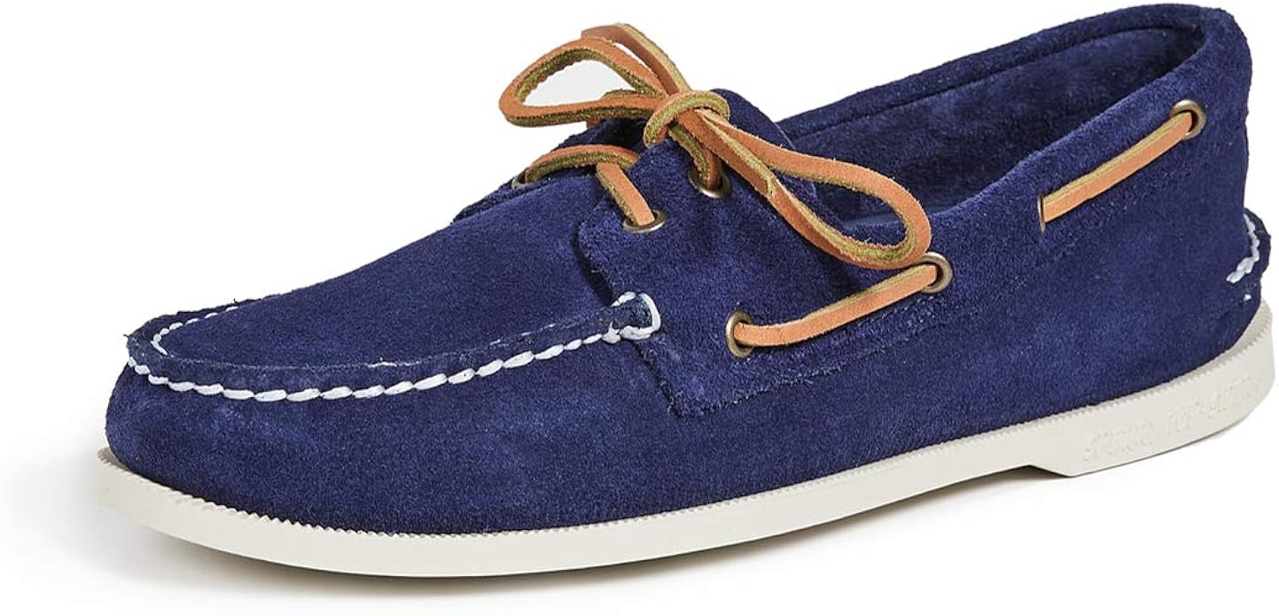 SPERRY Men�s A/O 2 Eye Suede Shoes, Navy