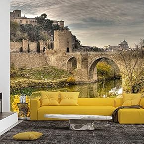 Toledo, Spain - Removable Wall Mural | Self-Adhesive Large Wallpaper - 66x96 inches