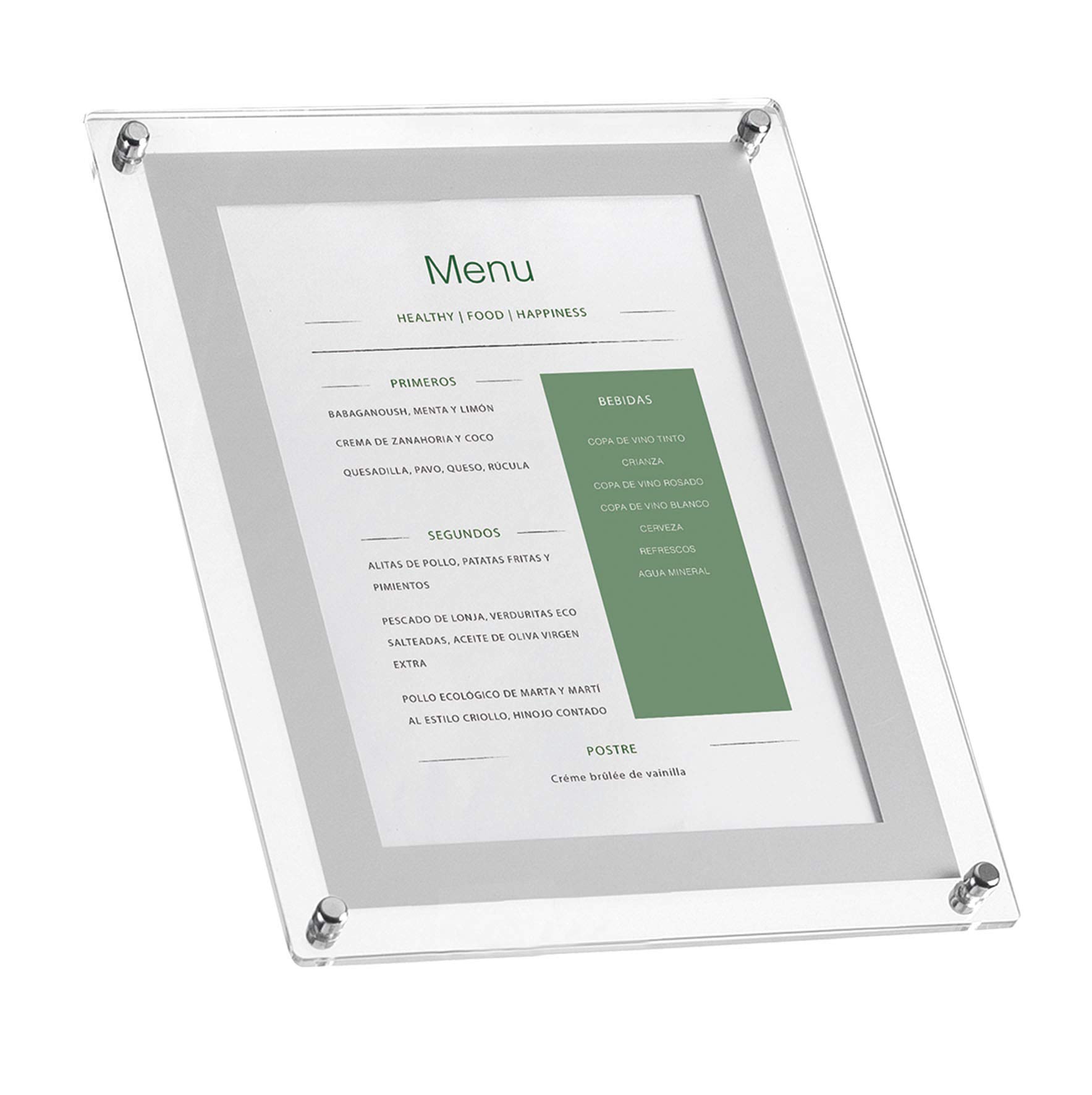 LACOR Menu Holder, Plastic, 29 x 38 cm (A4)