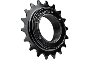 VG SPORTS Single Speed Bike Freewheel, 16T/18T/20T/22T/24T Compatible with 1/2'' x 1/8'' Bicycle Freewheel Threaded Type Freehub Replacement Parts