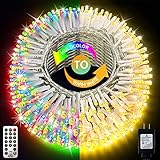 Color Changing Christmas Lights Outdoor - 197Ft 500