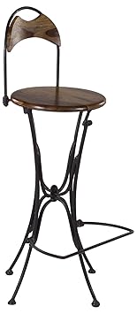 Rj19 Rj040 Bar Stool (Glossy, Brown)