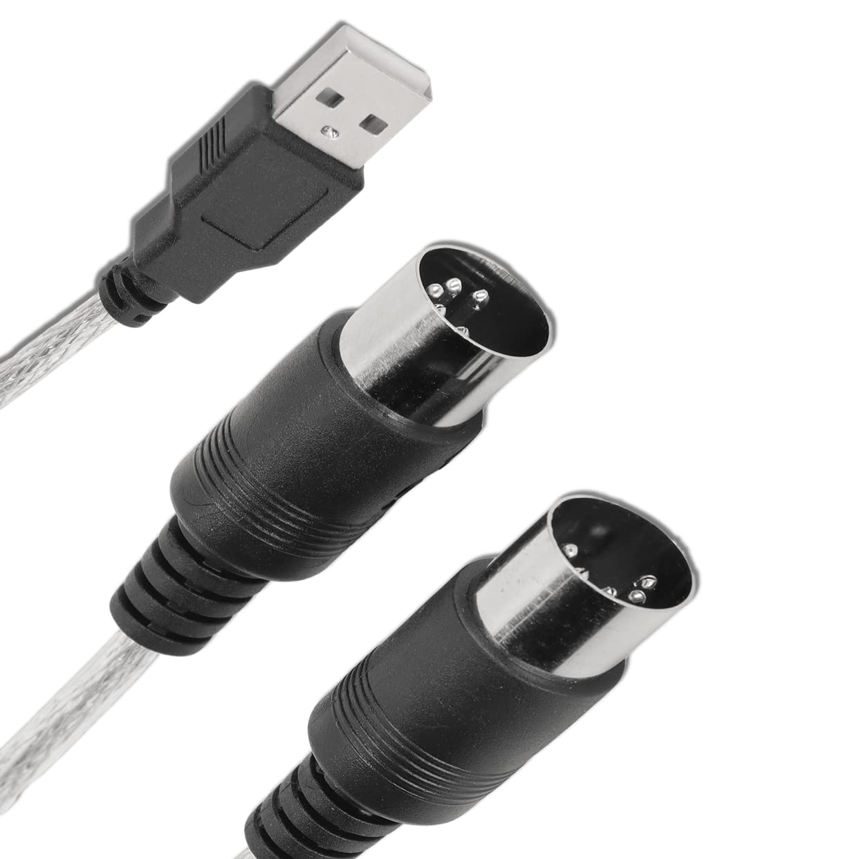 PENO MIDI to USB cable, MIDI to USB 16-channel LED indicator for piano for guitar for computer