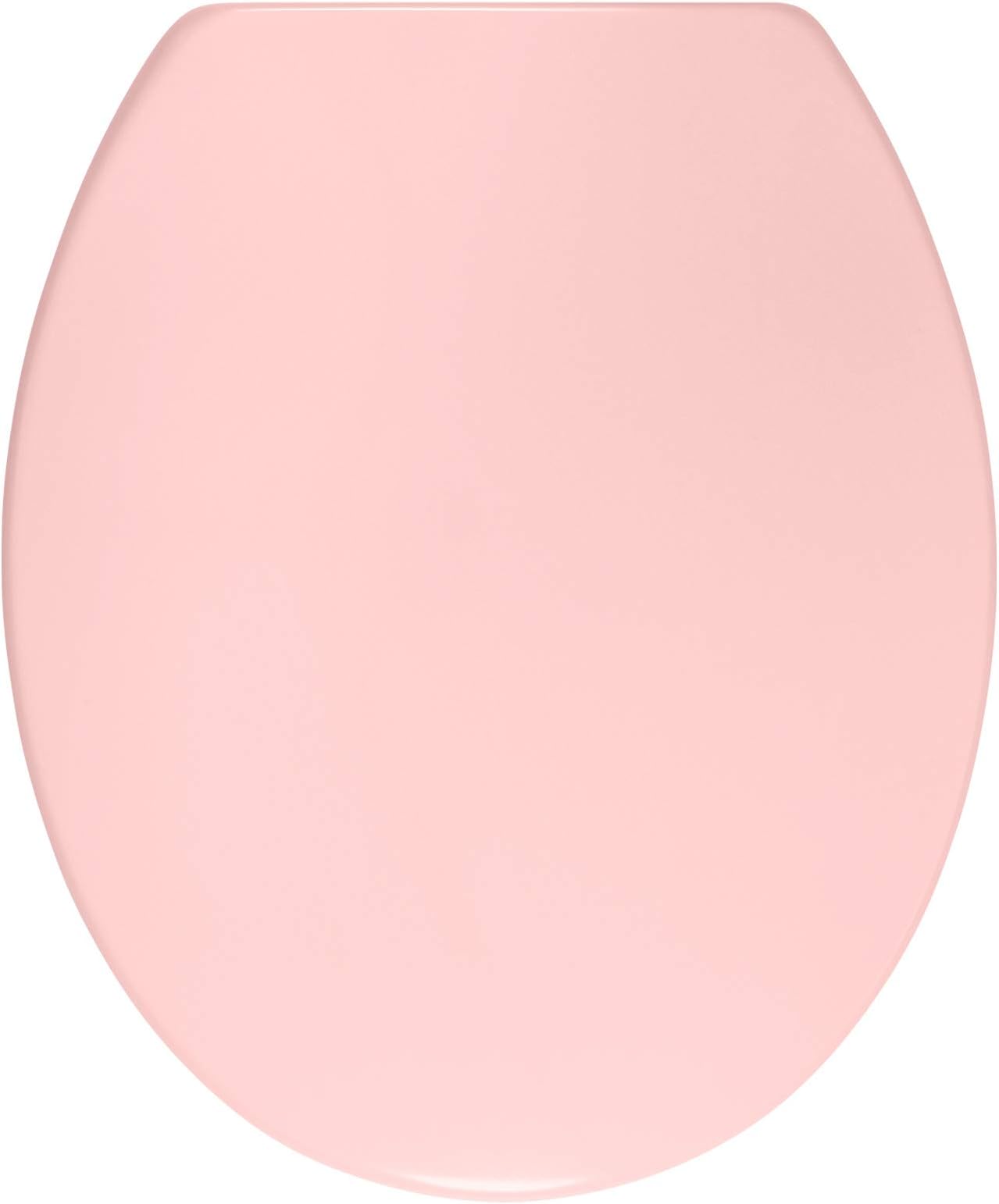 Sanwood 6164322 Feline Rose Toilet Seat with Automatic Soft Close Plastic Toilet Seat with