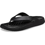 Crocs Women Getaway Flip Flops, Black, 6 Women