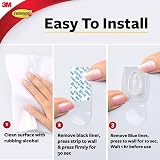 Command Clear Mini Hooks with Strips 30 Hooks 225g Damage Free view 8