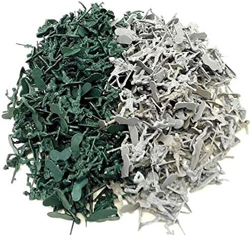 1000 Army Military Soldiers Army Men 2 Colors by Combat Force
