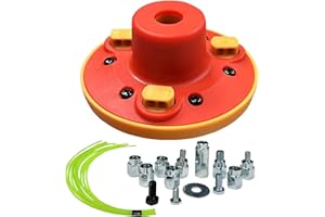 SIMUSI Universal Weed Eater Head, Easy Load String Trimmer Head Replacement Weed Wacker Head for Echo, Ego, Dewalt, Stihl, and Husqvarna, Includes 12pcs 1FT-0.095" Trimmer Line