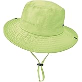 Outdoor Kids Sun Hat UPF 50+ Quick Dry Foldable Bucket Hat Lightweight Adjustable Fishing Safari Hat for Girls and Boys