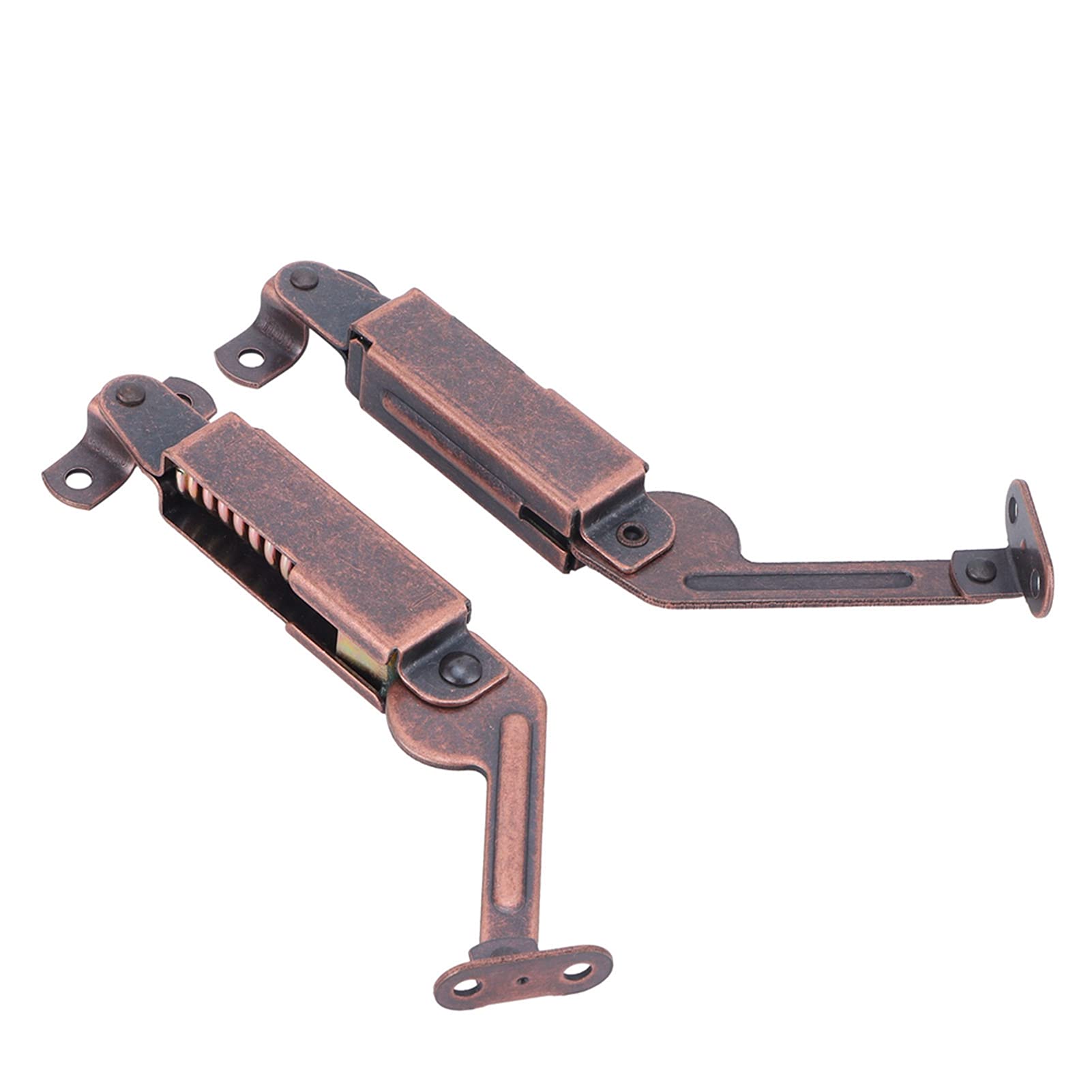 Lid Hinge, Lid Spring Support Lid Support Stay Safety Cabinet Box Lid Spring Hinge for Warehouse Workshop Office Home (Long Arm)