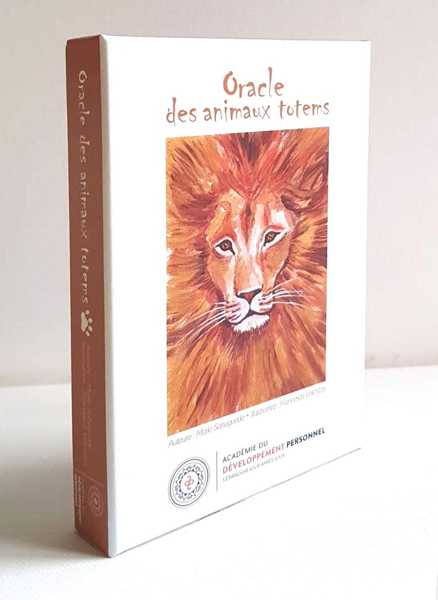 Académie du Développement Personnel Oracle Deck: Animal Energy Connection Card Game - 47 Cards, 134 x 93 mm, Ages 18+