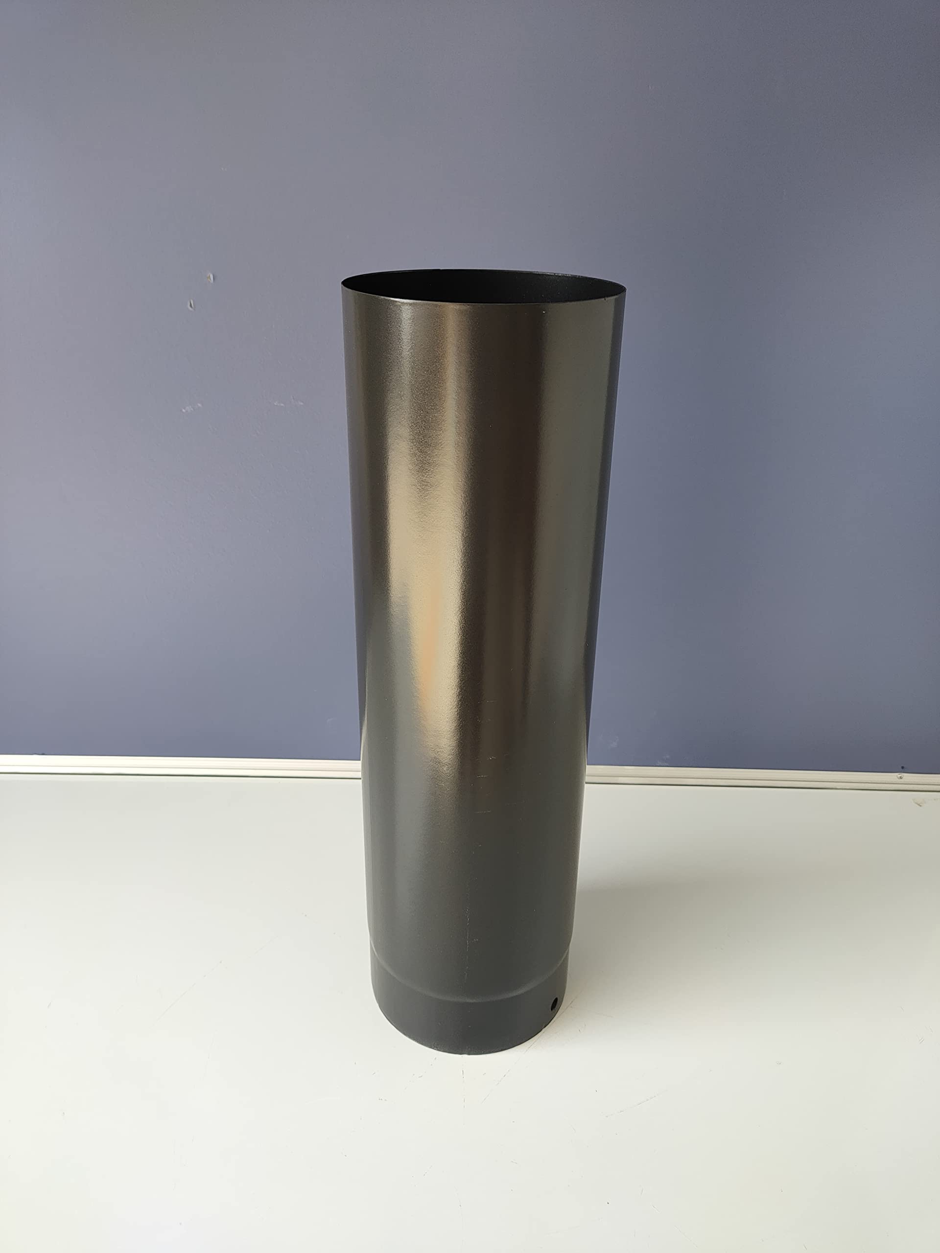 6" inch x 1000 mm Saver Range Stove Flue Pipe Black Satin matt Finish by StoveMaestro