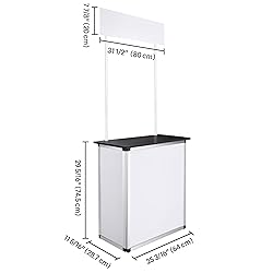 Yescom Popup Promotional Counter Table Booth