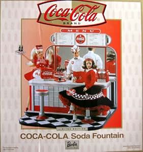 Amazon.com: Barbie COCA COLA SODA FOUNTAIN Playset w Shipper Box