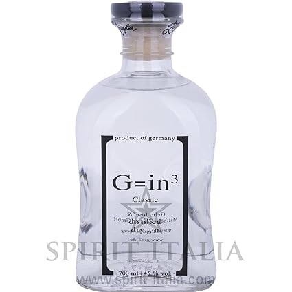 Ziegler G=in³ Classic Dry Gin 45,00% 0.7 l.