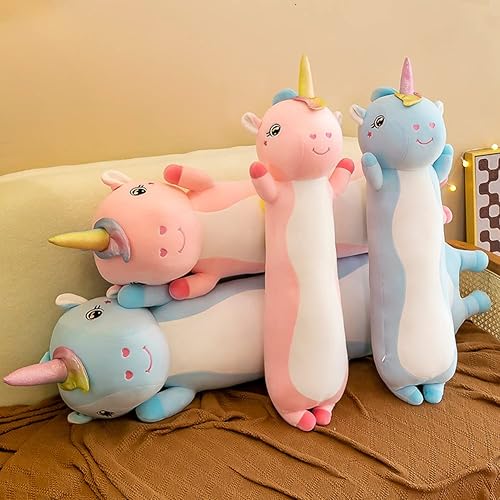 Yeqivo Long Unicorn Plush Soft Unicorn Stuffed Animal, Cute Long Unicorn Hugging Pillow Plush Unicorn Plushies Toy Kids Girls Girlfriend(Un 並行輸入品 : Yeqivo Long Unicorn Plush Toy, Soft Unicorn Stuffed