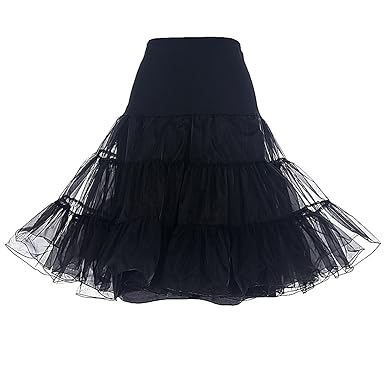 Dresstells 1950 Petticoat Reifrock Unterrock Petticoat Underskirt Crinoline für Rockabilly Kleid