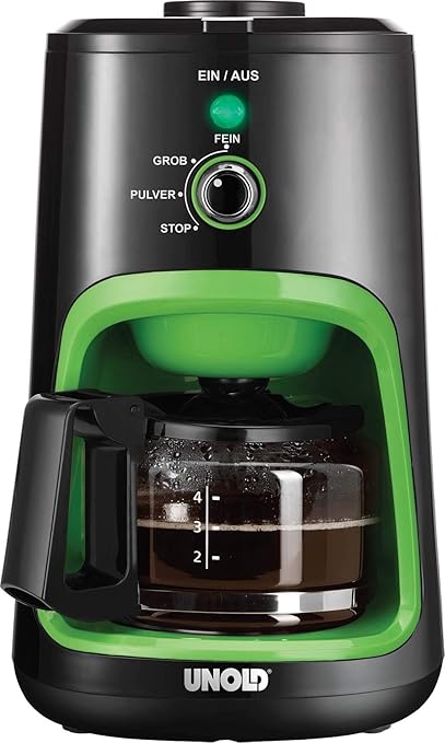 Unold 28722 Green Coffee Maker Grinder Compact