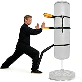 WINTECY Wing Chun Dummy for Martial Arts Training - Wall Mount &amp; Portable Options - Interchangeable Spring Arms for Martial Arts, Boxing, and Karate Practice (for Soft Objects)