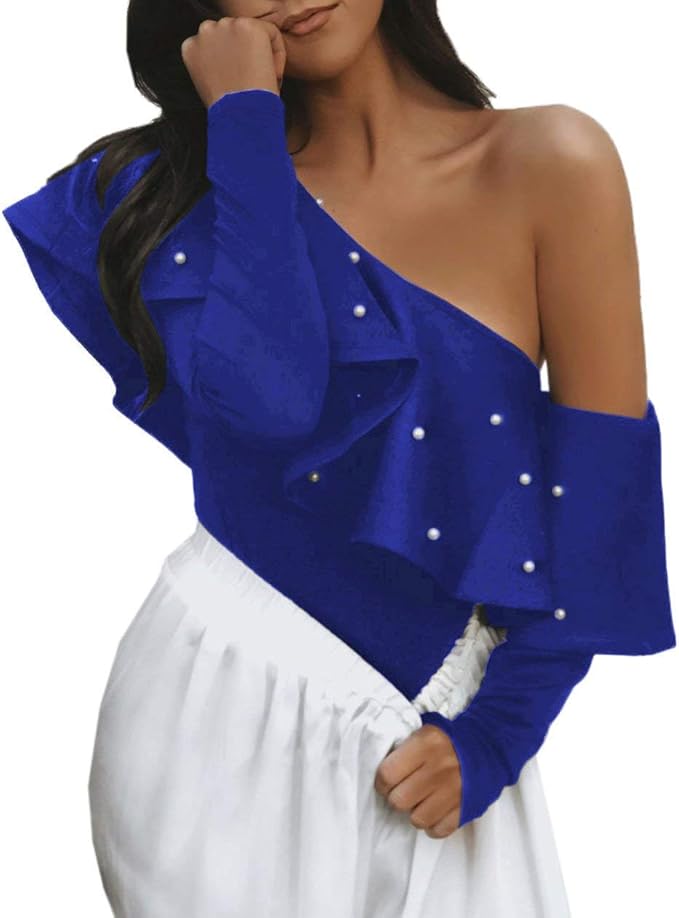 Camicia Donna Graceart Con Doppio Orlo Asimmetrico - Elegante E Moderna - Foto 4