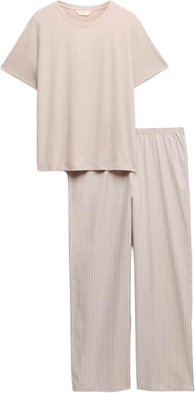 Pyjama Pur Coton avec Bas tissé S — photo 1 sur 5