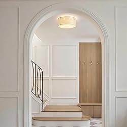 JIWUZHI 3-Light Semi Flush Mount Ceiling Light