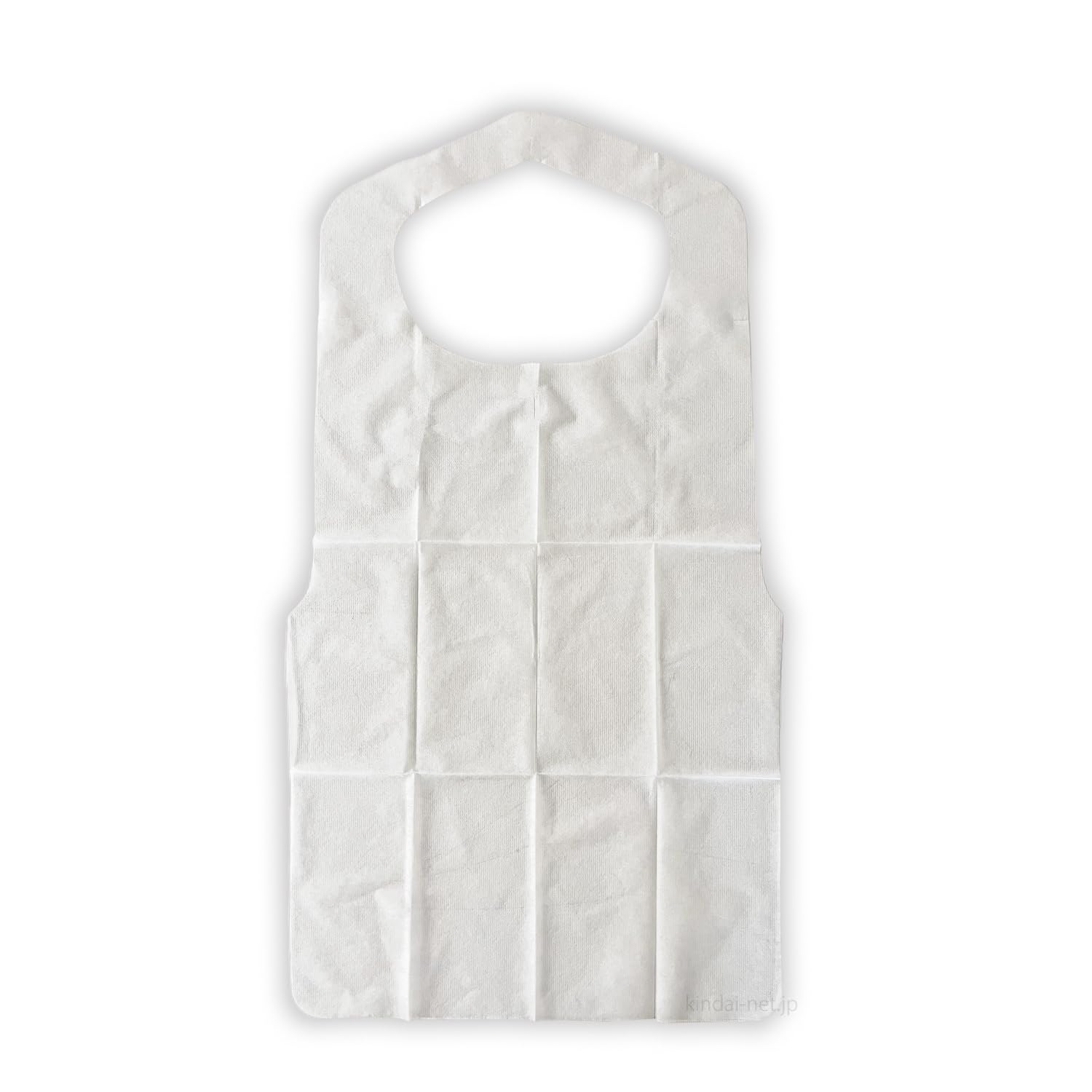 きんだい 使い捨てソフトエプロン 白（不織布タイプ）100枚入商品画像