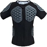 Topeter Roller Hockey Goalie Chest & Rib Protector, Paintball Protective Shirt for Youth Kids