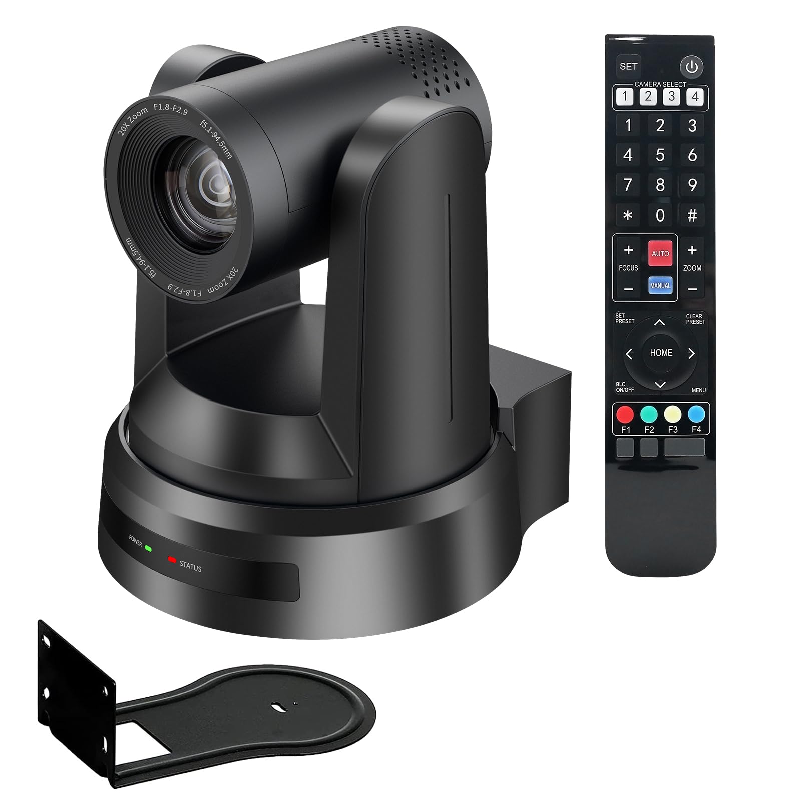 HCSTVCON USB PTZ Camera 20X Optical Zoom,1080P