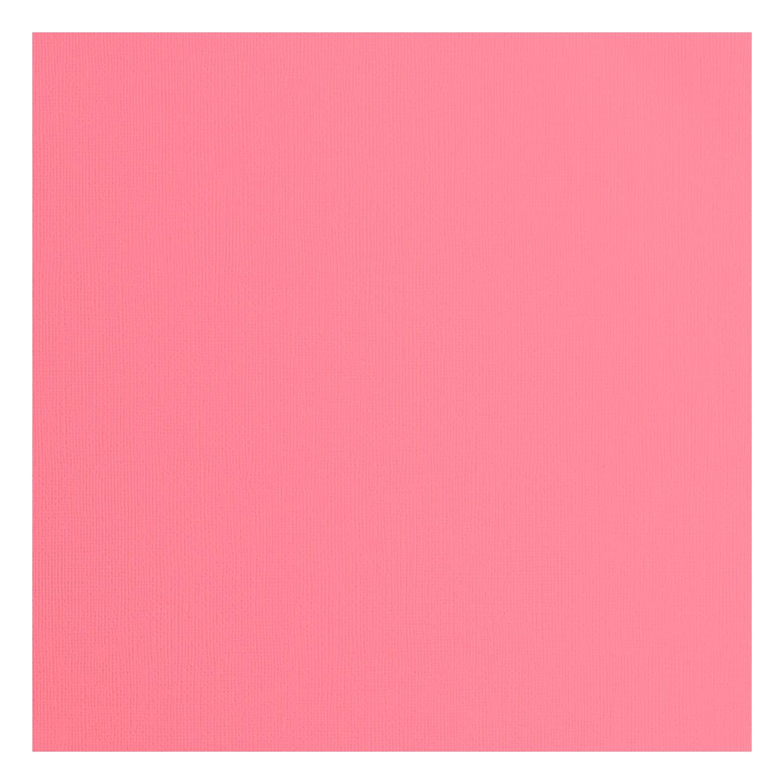 Florence Cardstock Textured - Coloured Card Making Supplies 12 x 12 inch - Pink - 20 Sheets - Coloured Paper for Scrapbooking, Card Making, Die Cutting and Paper Crafts - 216 GSM - Magnolia