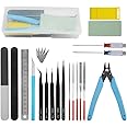 TOVOT 24PCS Model Tools Kit Model Building Tools for Gundam Model Assembling Building and Repairing