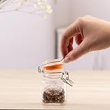 Kilner Clip Top Spice Jar 70ml Square Glass Airtight Kitchen Storage view 6