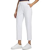 Libin Womens Casual Travel Pants 7/8 Stretchy Golf Pants Ankle Dress Pant Slacks Athletic Workout Sweatpants with 4 Pockets