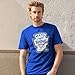 Kerusso Adult T-Shirt - Mayo Light Shine LG Christian T-Shirt,Royal Blue,Large
