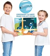 Colwelt Kids Metal Wheelbarrow 5Pcs Garden Set Blue with Shovel Rake Fork Gloves view 2