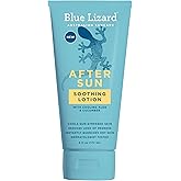 BLUE LIZARD After Sun Soothing Lotion, Lightweight Formula with Shea Butter, Soothes and Moisturizes, Proven to Reduce the Look of Redness, Instant Hydration, Vegan, Hypoallergenic, 6 oz.