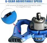 BRIEFNESS 2600W Electric Paddle Mixer Mortar Plaster Cement Paint 6 Speed M14 view 6