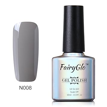 Soak Off Grey Gel Nail Polish Uv Led Varnish Nail Art Starter Kit