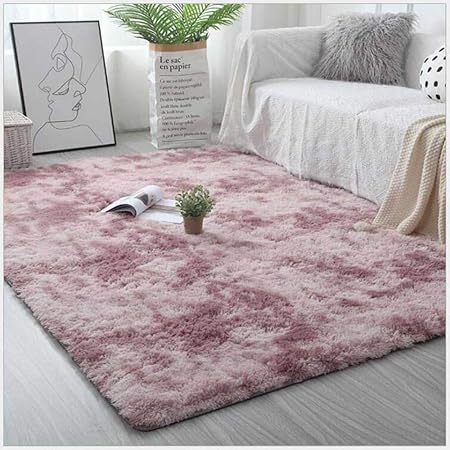 Alfombras largas de felpa Decoración moderna para el hogar Sala de