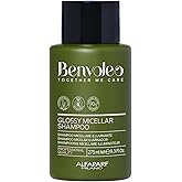 ALFAPARF MILANO Benvoleo Glossy Micellar Shampoo for Dull Hair - Clean, Vegan, Sustainable Hair Care - Sulfate Free Shampoo - Adds Shine and Softness - Natural Ingredients - 9.3 FL. Oz.