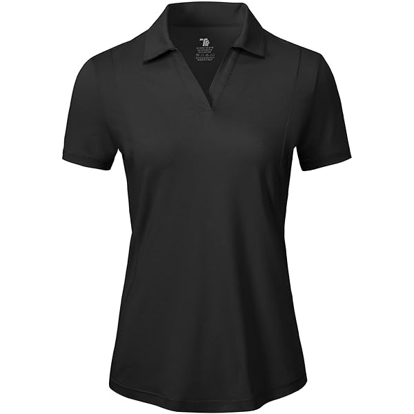 Fiqyvagox 1/4 Zip Short Sleeve V-Neck Golf Polo Shirts for Women
