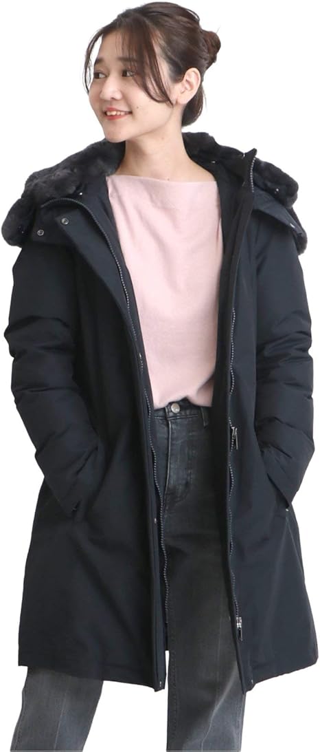 Amazon ウールリッチ Woolrich ウールリッチ Bow Bridge ダウンコート 36 ネイビー コート ジャケット 通販