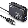 BESTEK 150W Power Inverter DC 12V to 110V AC Converter 4.2A Dual USB Car Plug Adapter Outlet Converter (Gray)