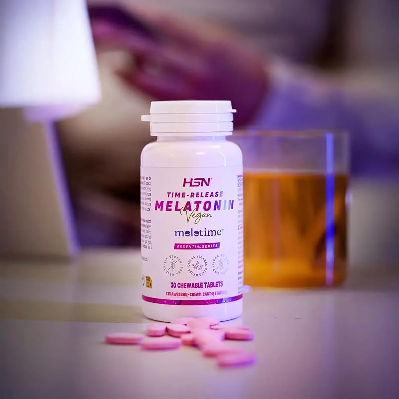 Melatonina 1,9mg de Liberación Secuencial | 120 Tabletas Masticables